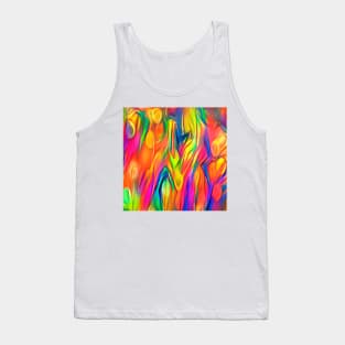 Colored paint background Tank Top